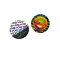 Custom warranty tamper proof sticker security void 3D hologram sticker label